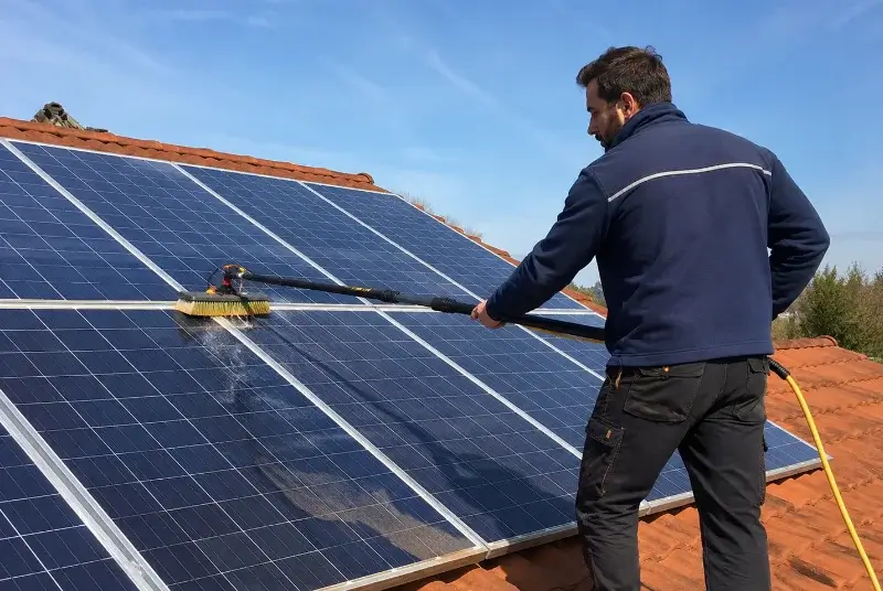 Nettoyage et entretien de panneaux solaires à Vulbens